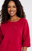 Pull détails strass