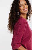 Pull détails strass