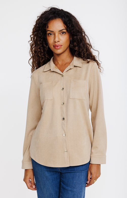 Chemise en suédine