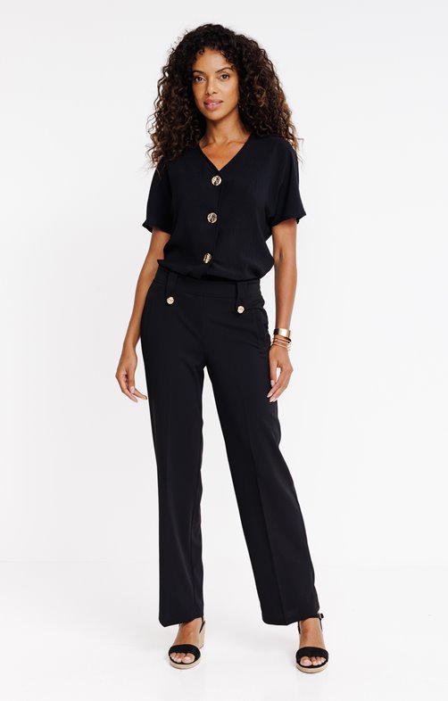 Pantalon maille coupe très large