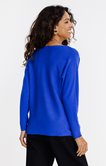 Pull rayures strass