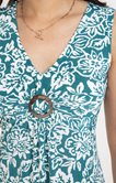 Robe en maille imprimée