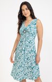 Robe en maille imprimée