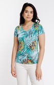 T-shirt manche courte col v