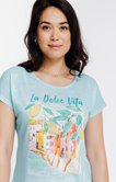 Tee-shirt imprimé manches courtes