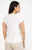 Tee shirt maille fantaisie