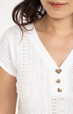 Tee shirt maille fantaisie
