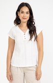 Tee shirt maille fantaisie