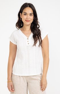 Tee shirt maille fantaisie
