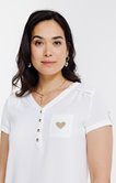 Tee-shirt uni manches courtes