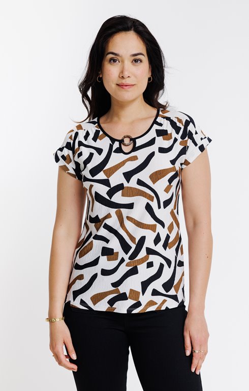 Tee-shirt imprimé manches courtes