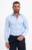 CHEMISE VILLE CIEL CAVIAR  slim