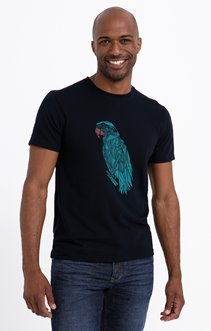 Tee-shirt manches courtes oiseau