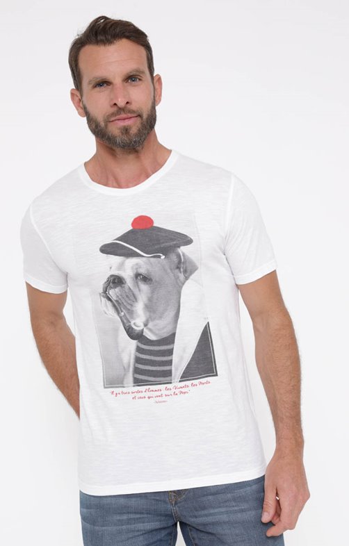 Tee-shirt manches courtes chien