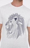 Tee-shirt manches courtes lion