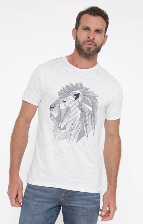 Tee-shirt manches courtes lion