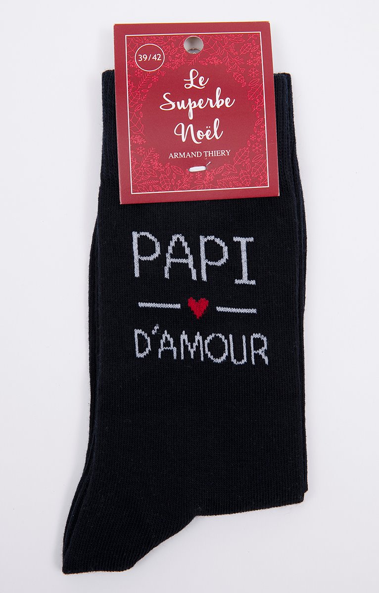 Chaussettes Papi d'amour - 2,39€ - Armand Thiery