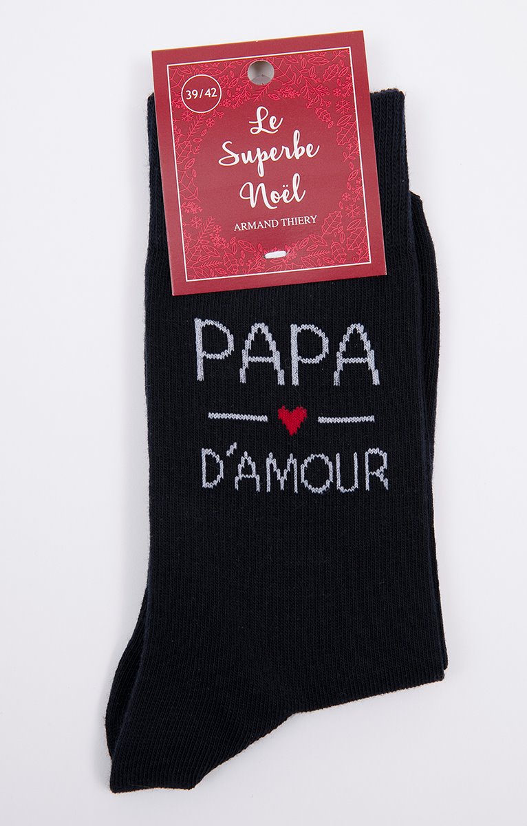 Chaussettes Papa d'amour - 2,39€ - Armand Thiery