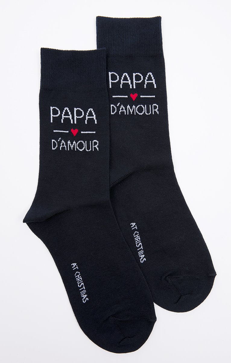 Chaussettes - Papa parfait ou presque (brodé)