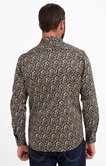 Chemise ajustée à motifs imprimés