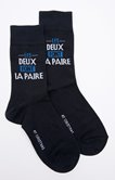 Chaussettes deux font la paire