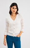 Cardigan ajouré all over