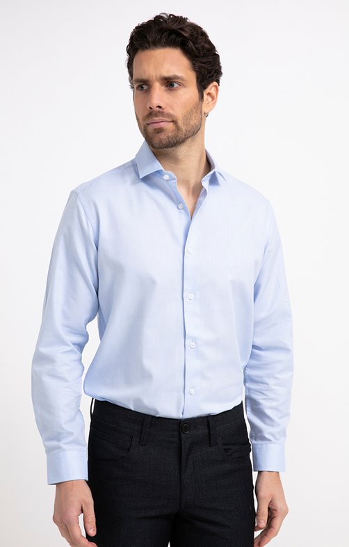 Chemise manches longues coupe regular 