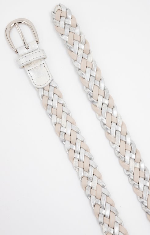 Ceinture Femme Tressée Nouée - Ceinture Réglable En Cuir Et Corde - Pour Jeans, Robes, Jupes - Tour De Taille 70-95 Cm