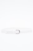 Ceinture tressée blanche