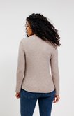 Cardigan zippé maille fantaisie