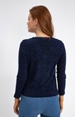Cardigan col v zippé