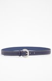 Ceinture pantalon détails clous argent 