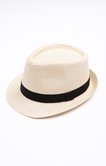 Chapeau paille beige