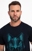 Tee-shirt manches courtes Geo Wolf