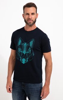 Tee-shirt manches courtes Geo Wolf