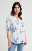 Chemise imprimée boutonnée 