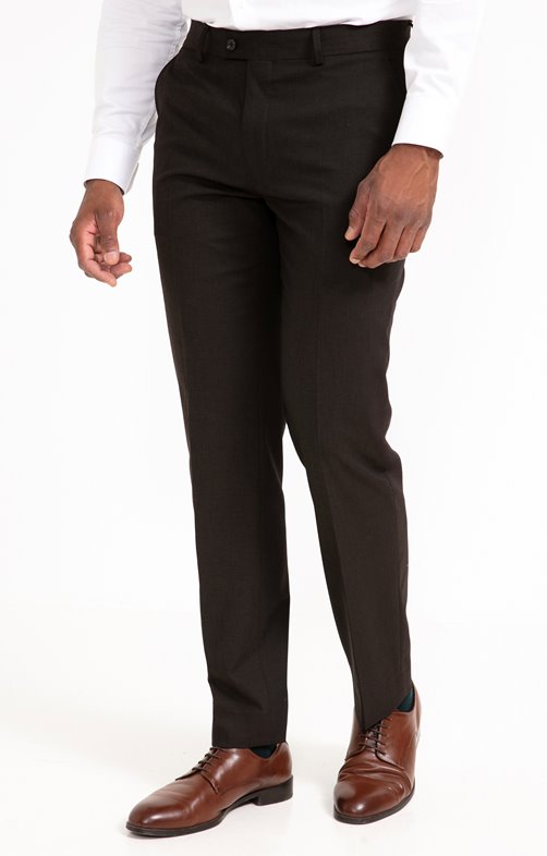 Pantalon de costume ajustée Brown