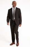 Pantalon de costume confort Brown