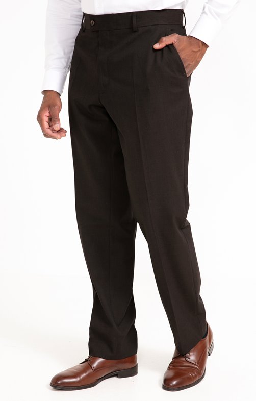 Pantalon de costume confort Brown