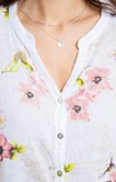 Blouse imprimée boutonnée