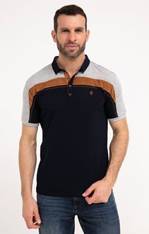 Polo manches courtes Grey sued