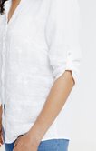 Blouse en lin avec broderies 