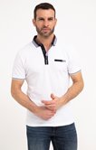 Polo manches courtes Blanc