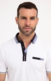 Polo manches courtes Blanc