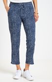 Pantalon 7/8 en maille imprimée