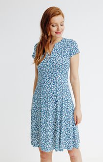 Robe imprimée en maille