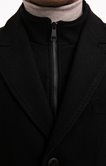 Manteau long noir Sweetyblack