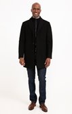 Manteau long noir Sweetyblack