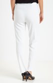 Pantalon 7/8 slim détails boutons pont