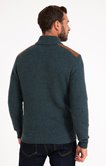 Pull uni col montant 